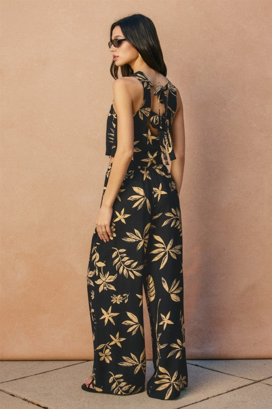 Coconut Kiss Front Pleated Pant Set