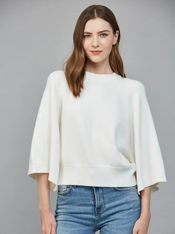 Effortless Wide Arm Sweater