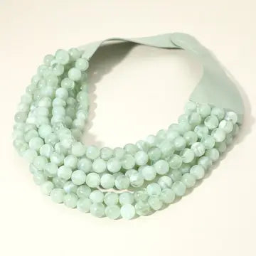 Chunky Beaded Magnetic Necklace