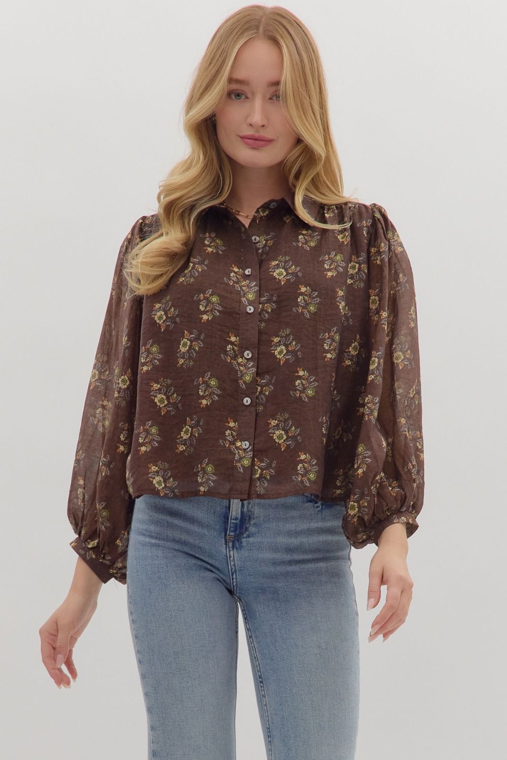 Elegant Floral Blouse