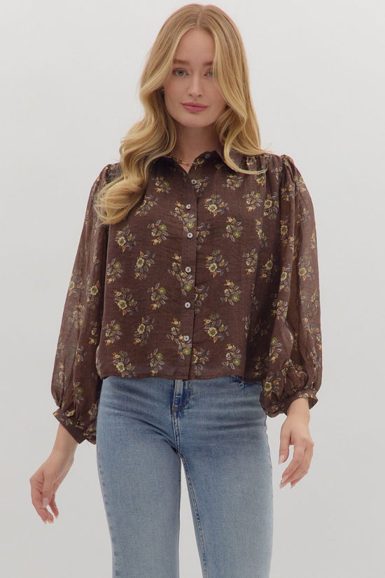 Elegant Floral Blouse