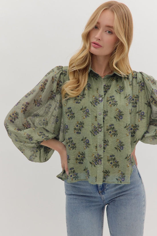 Elegant Floral Blouse