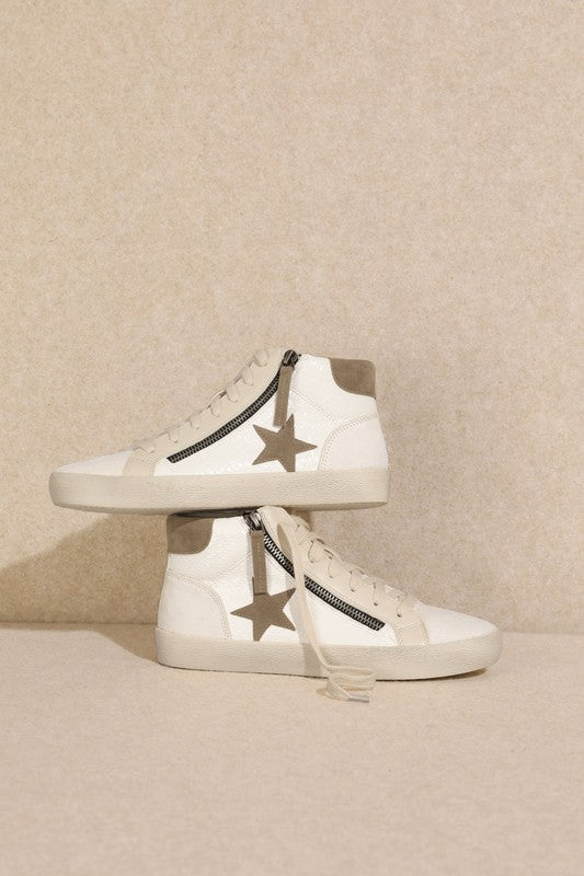 Load image into Gallery viewer, Ellie Star High Top Sneaker
