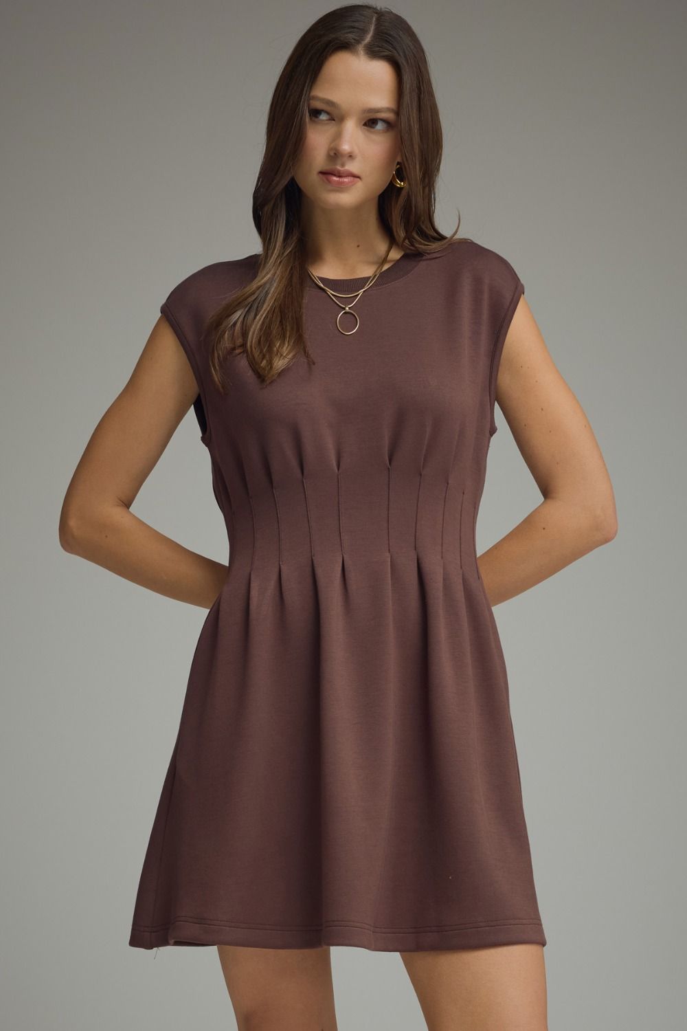 Cap Sleeve Mini Dress