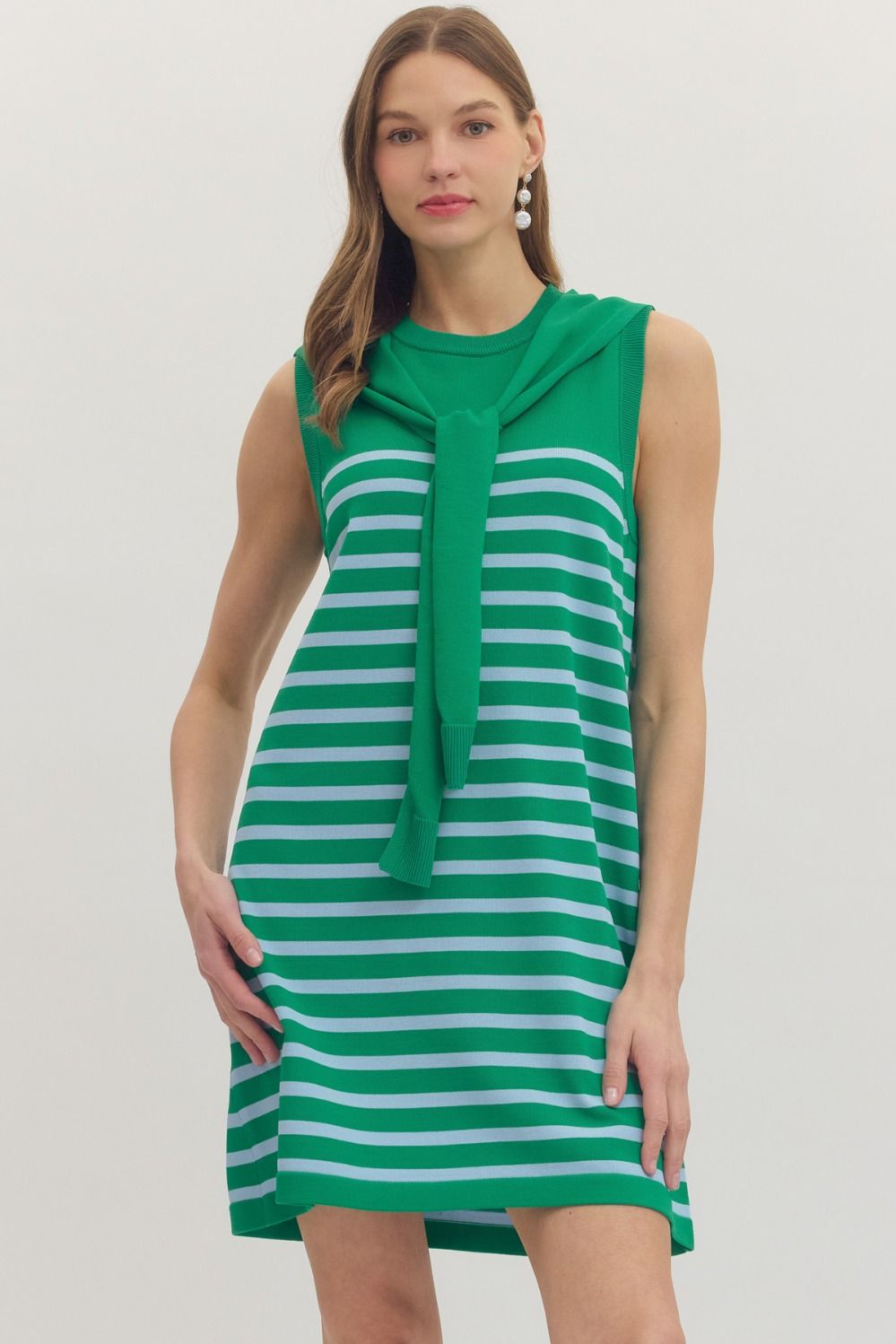 Duo Color Cardi Dress
