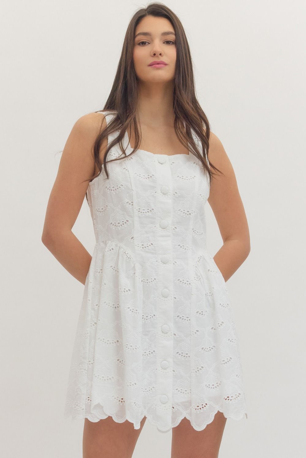 Summer Scallop Dress