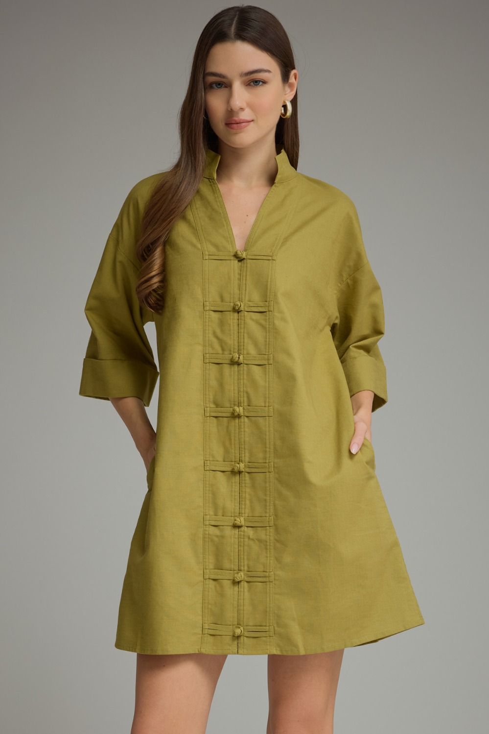 Olive Hour Mini Dress