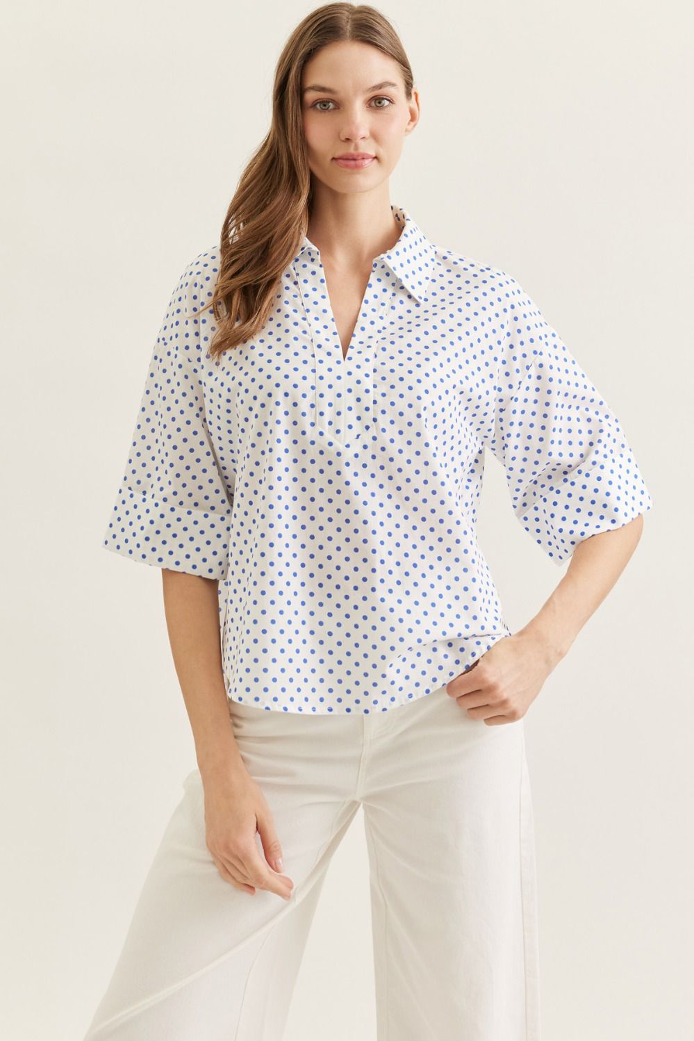 Dotted Charm Top