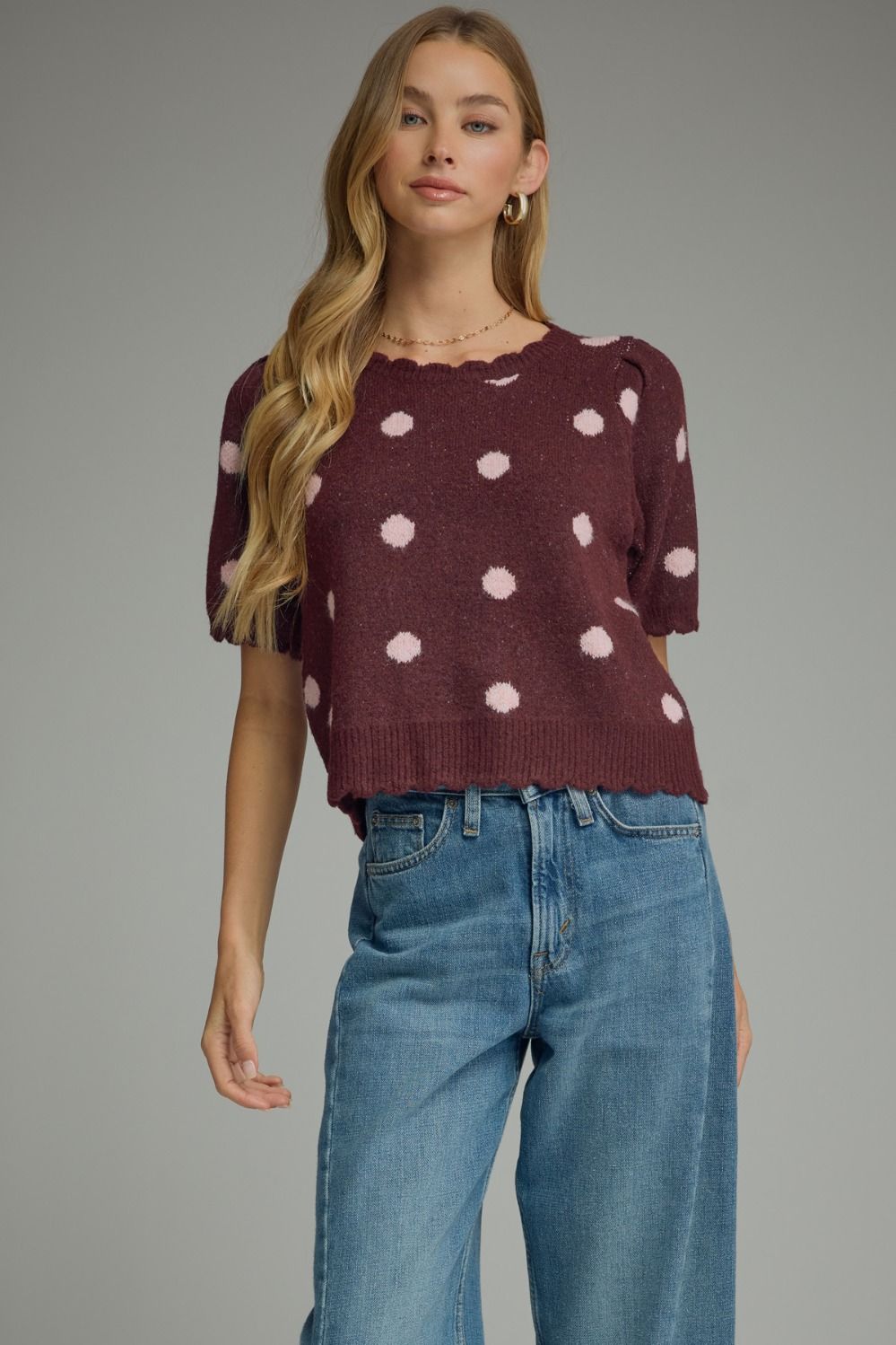 Sweet Dotty Sweater