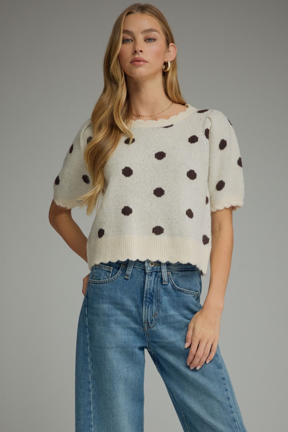 Sweet Dotty Sweater