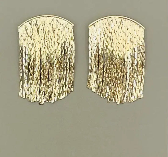 Golden - Fringe Earrings