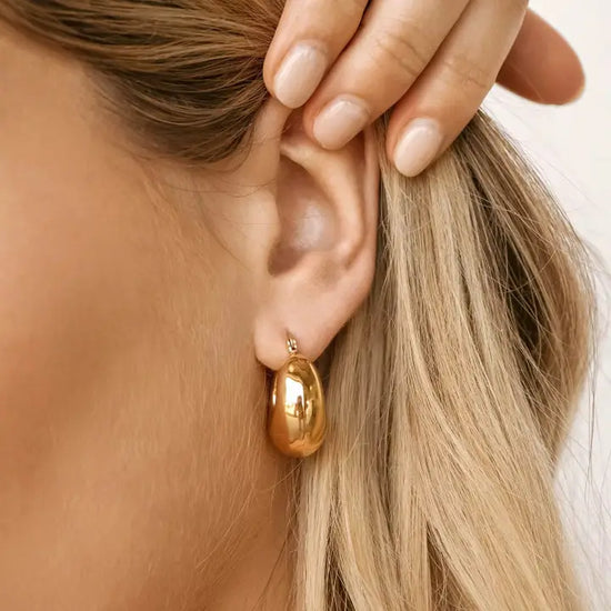 Hoop Earrings Waterproof