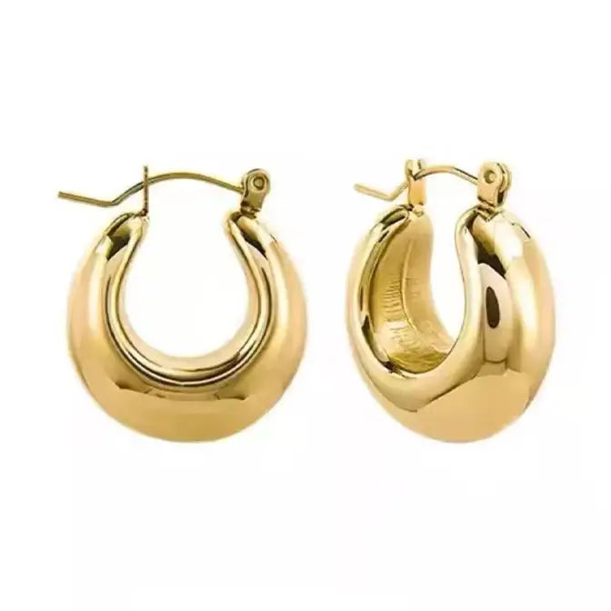Hoop Earrings Waterproof