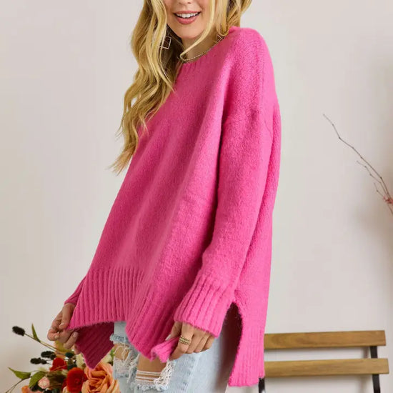 Side Slit Sweater