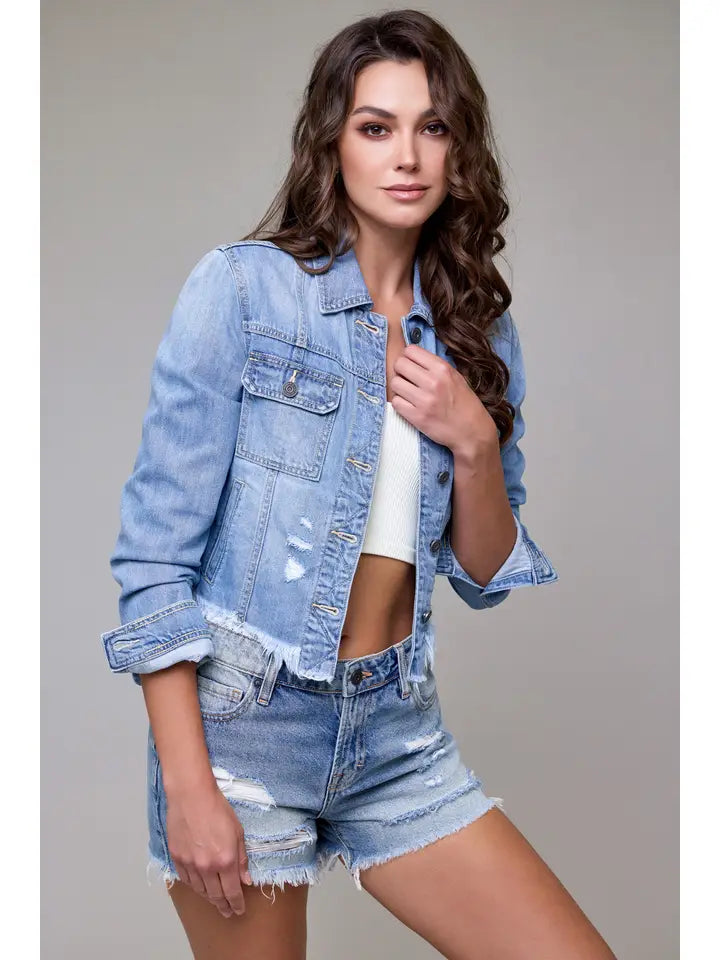 Light Wash Denim Jacket