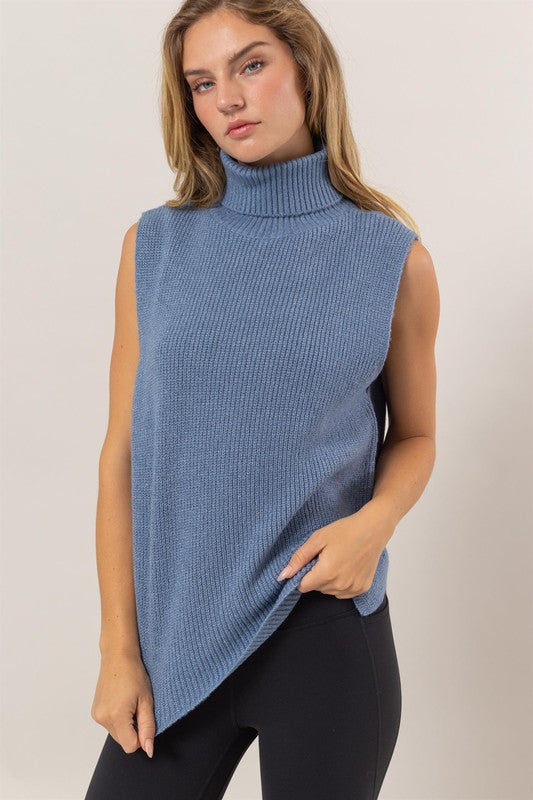 Just In Time Turtleneck Sweater Vest