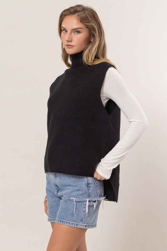 Just In Time Turtleneck Sweater Vest