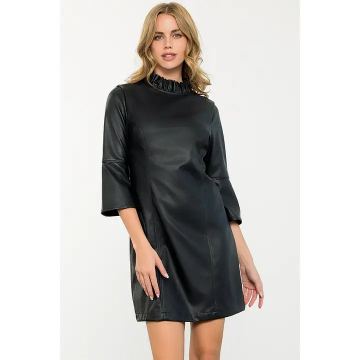 Luxurious Leather Dress