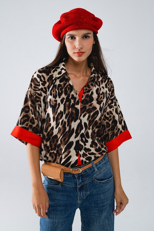 Leopard Trendy Top