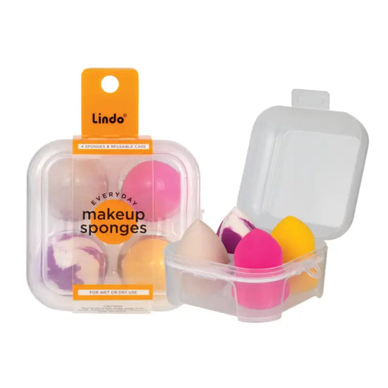 Lindo Everyday Makeup Sponges - 4pcs/pk