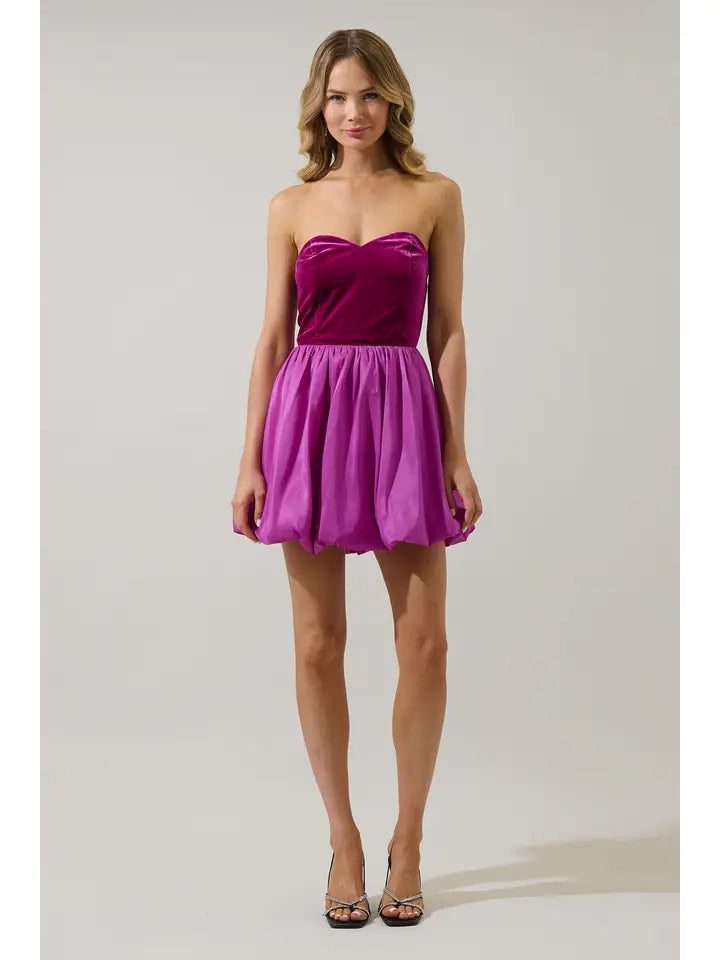 Jasey Bubble Mini Dress