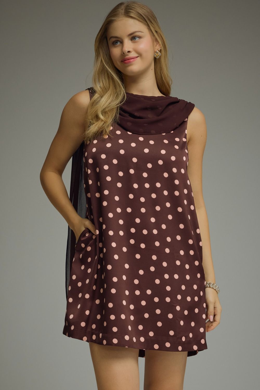 Polka Dot Mini Dress