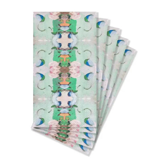 Laura Park Monet's Garden Green Guest Towels