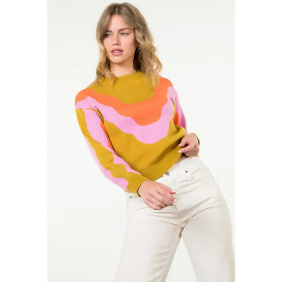 THML Multi Color Knit Sweater