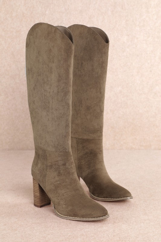 Naya - Suede Tall Boot
