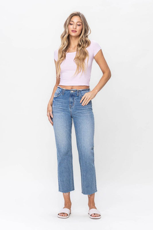 Load image into Gallery viewer, Norah High Rise Crop Jean

