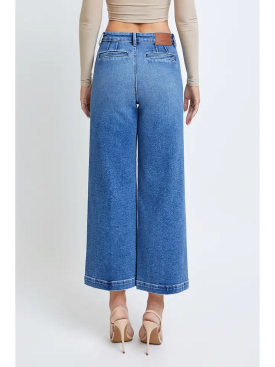 Hidden Nori Cropped Wide Leg Trouser