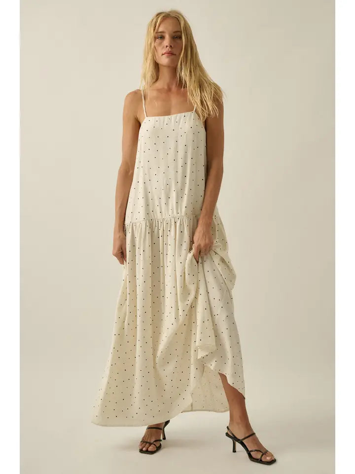 Polka Dot Maxi Dress