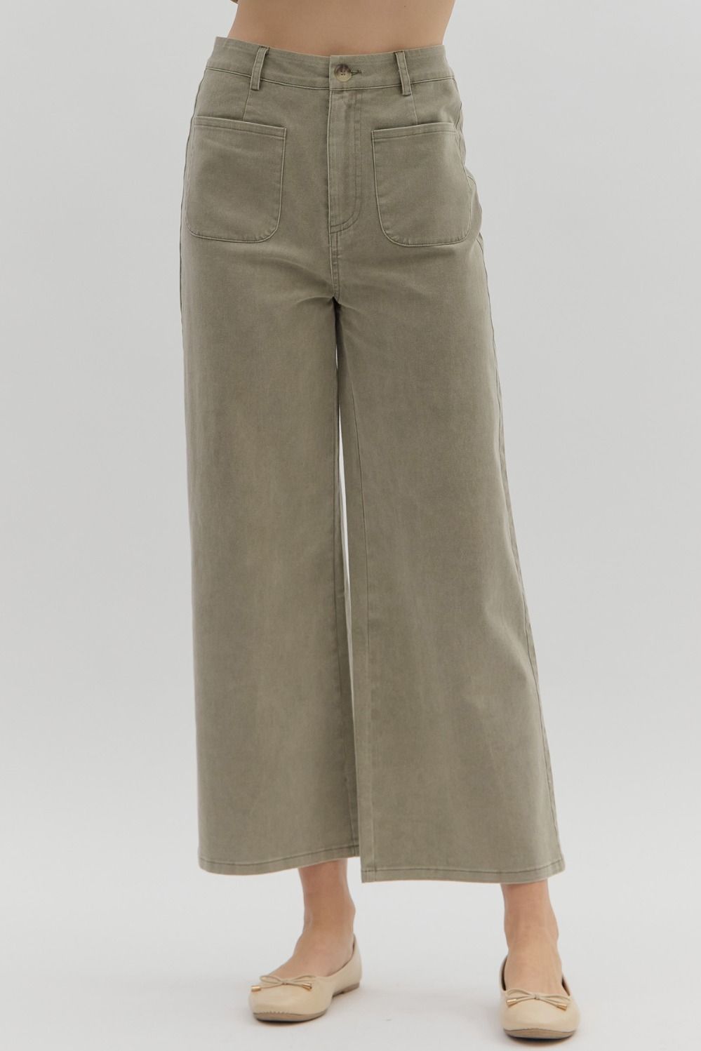High Waist Ankle Pant