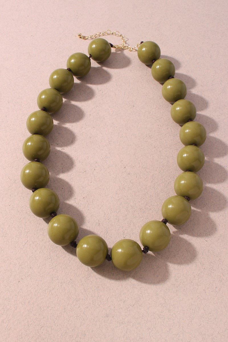 Chunky Beaded Necklace