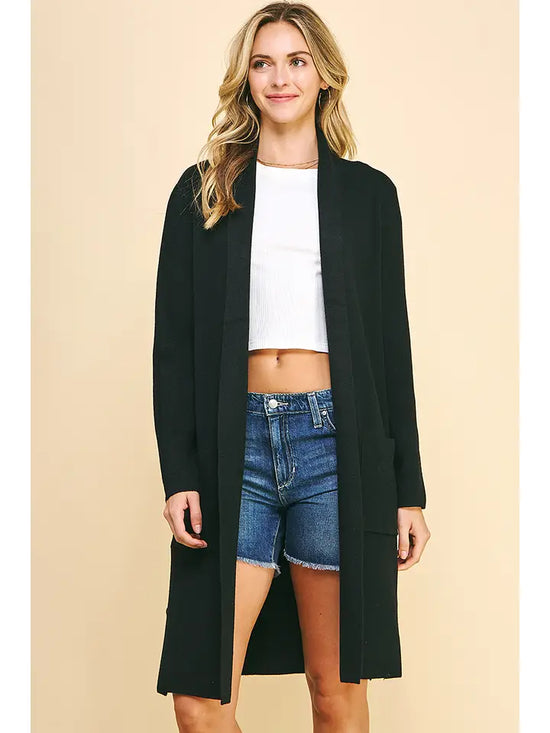 Open Knitted Cardigan
