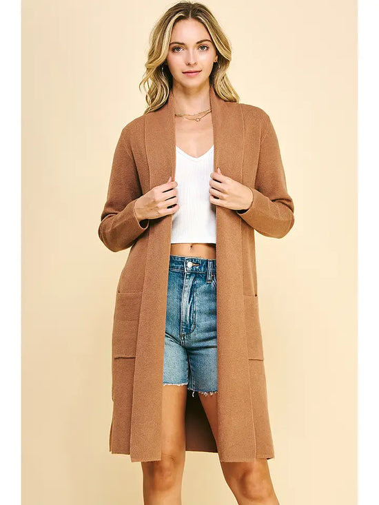 Open Knitted Cardigan