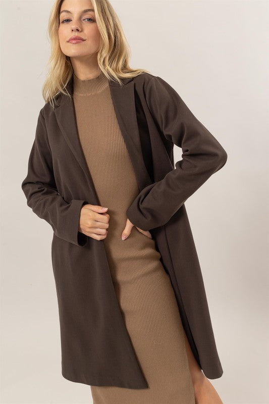 Open Front Coat