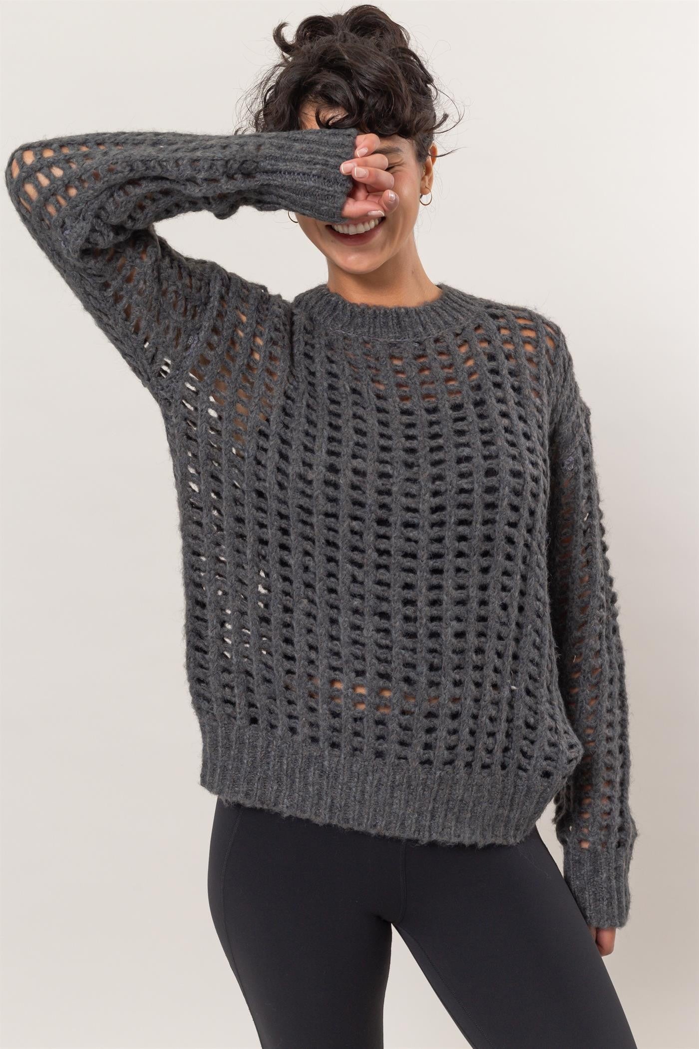 Open Stitch Sweater