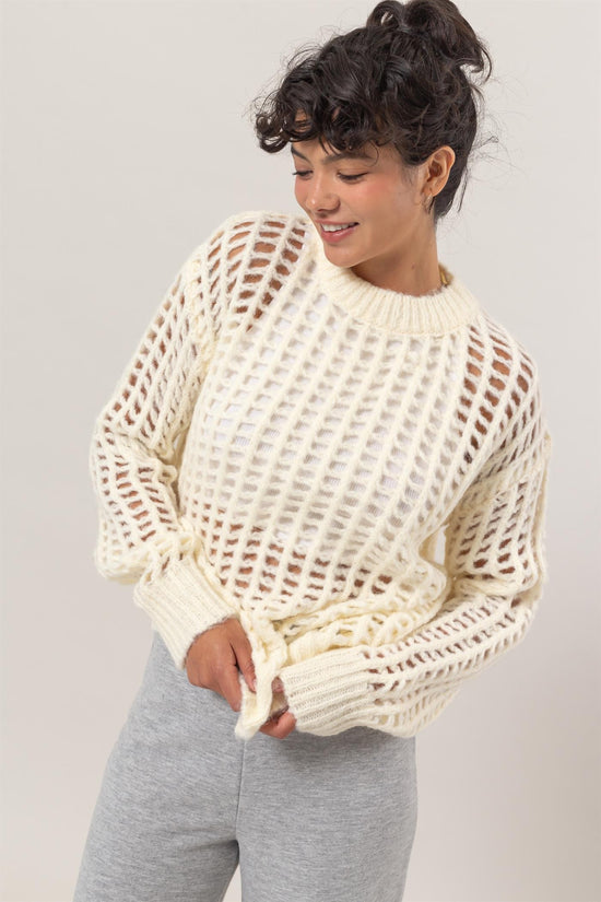 Open Stitch Sweater