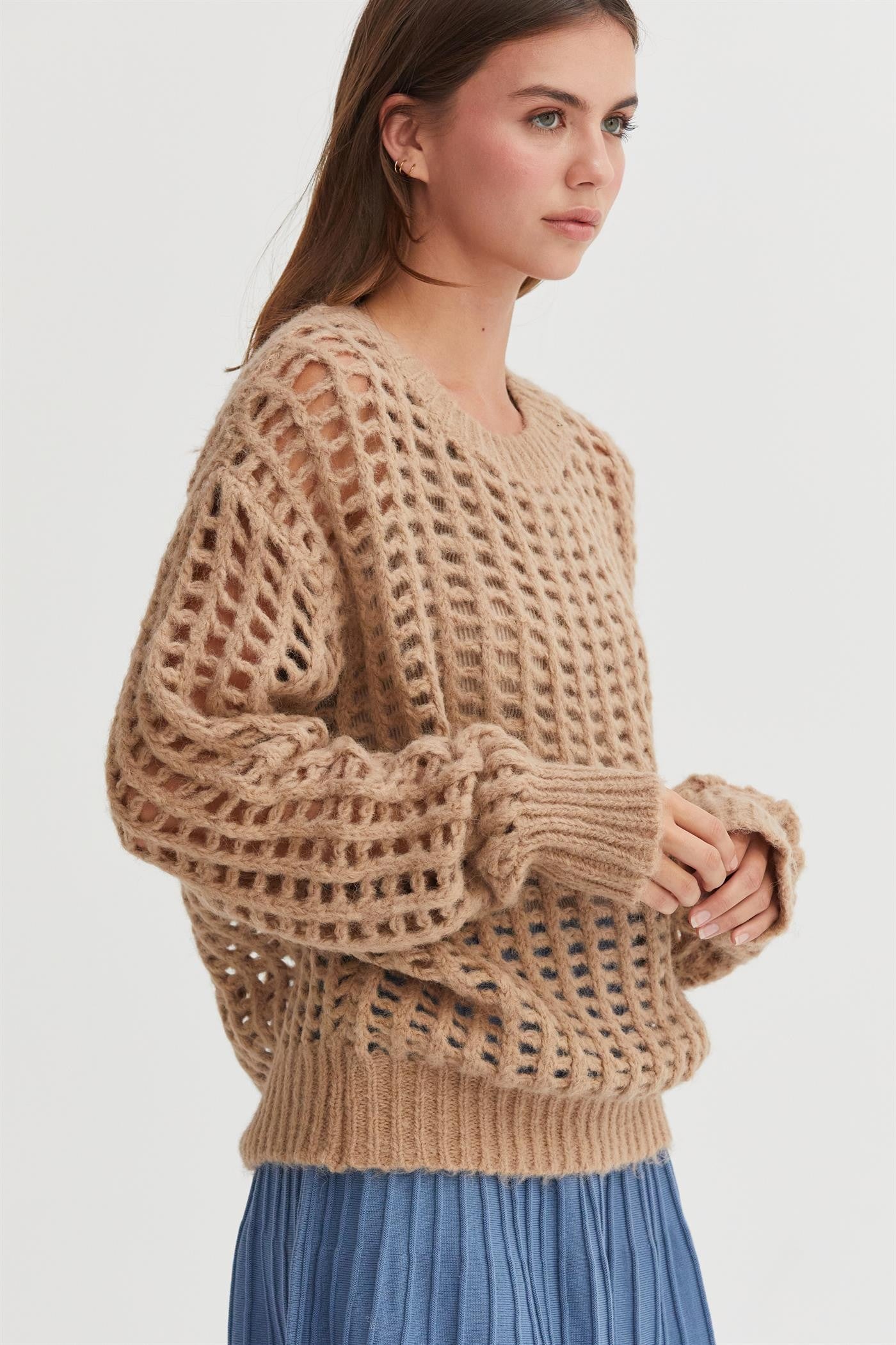 Open Stitch Sweater