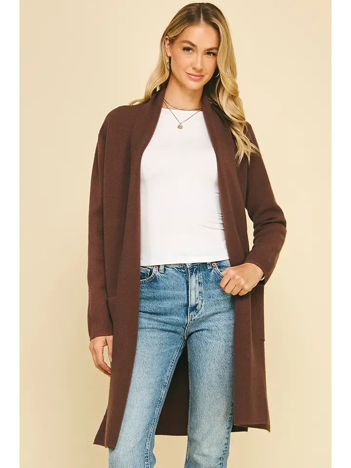 Open Knitted Cardigan