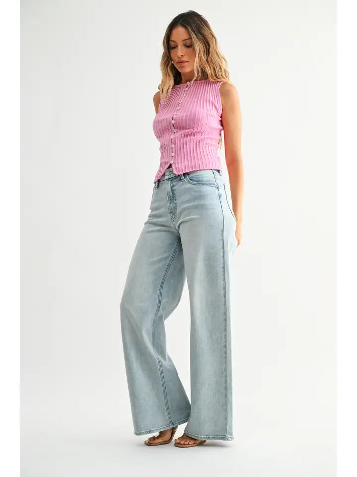 JBD Wide Leg Palazzo Jean