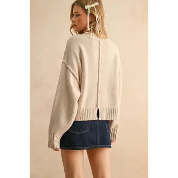 Paneled Sweater