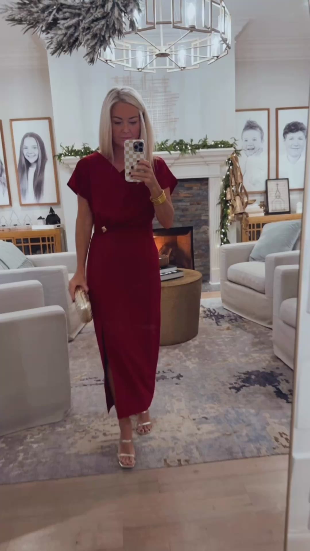 Load and play video in Gallery viewer, Satin Statement Dress
