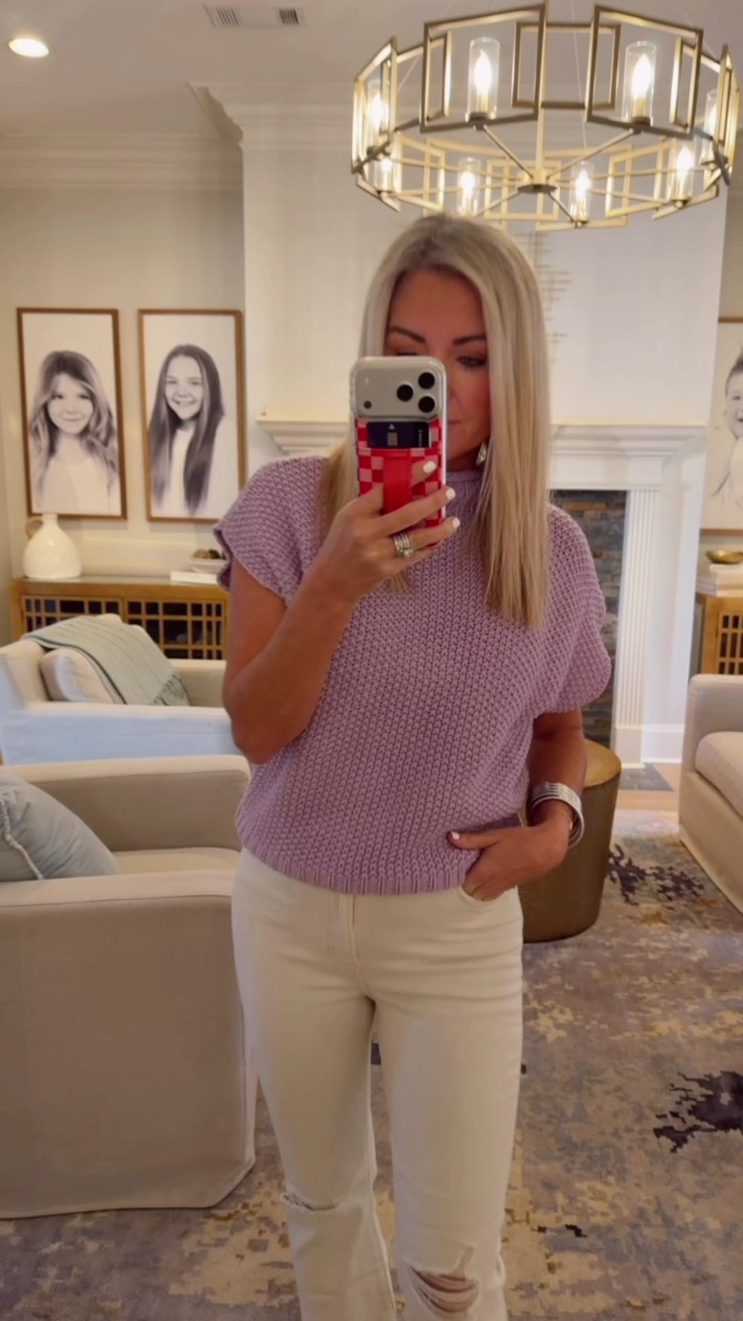 Load and play video in Gallery viewer, Drop Shoulder Mock Neck Sweater
