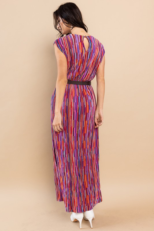 Rays Of Color Maxi Dress