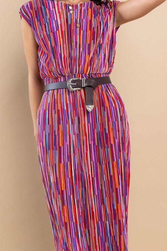 Rays Of Color Maxi Dress