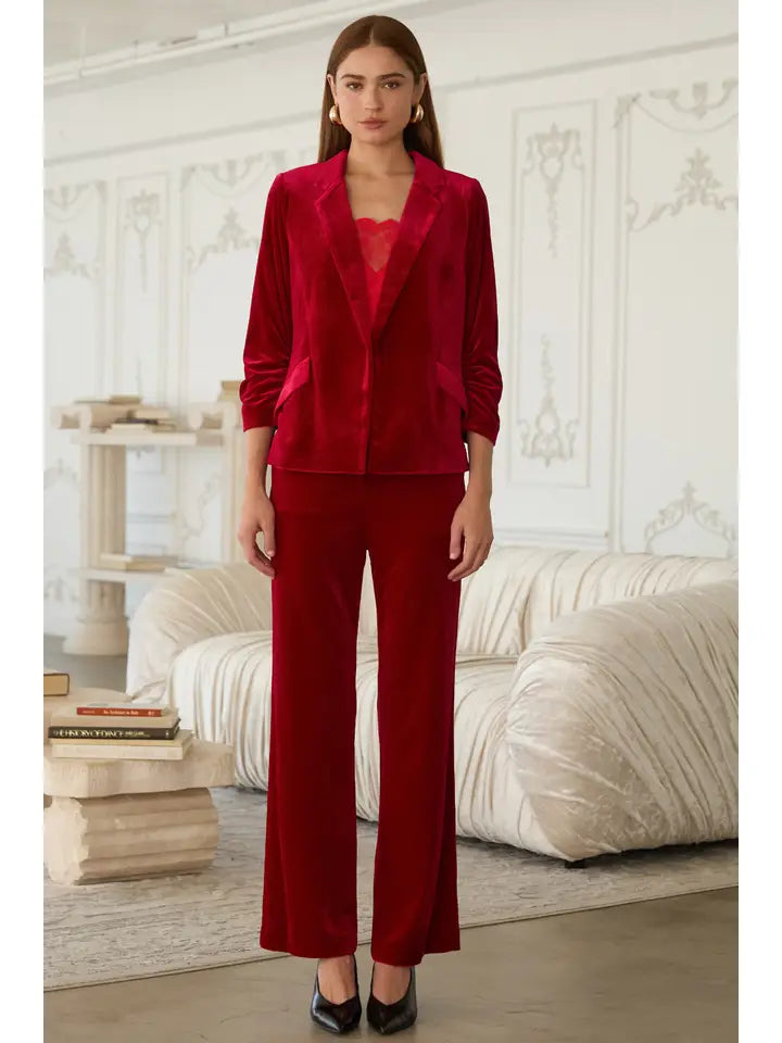 Velvet Blazer
