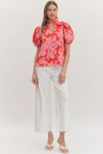 Botanical Print Top