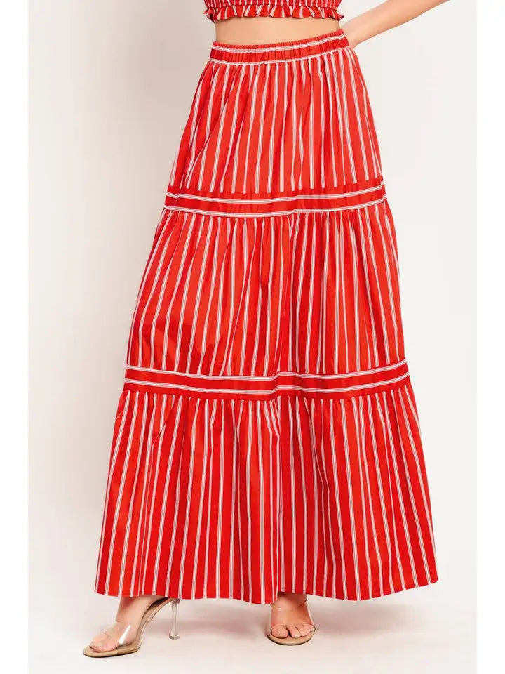 All Stripes Maxi Skirt